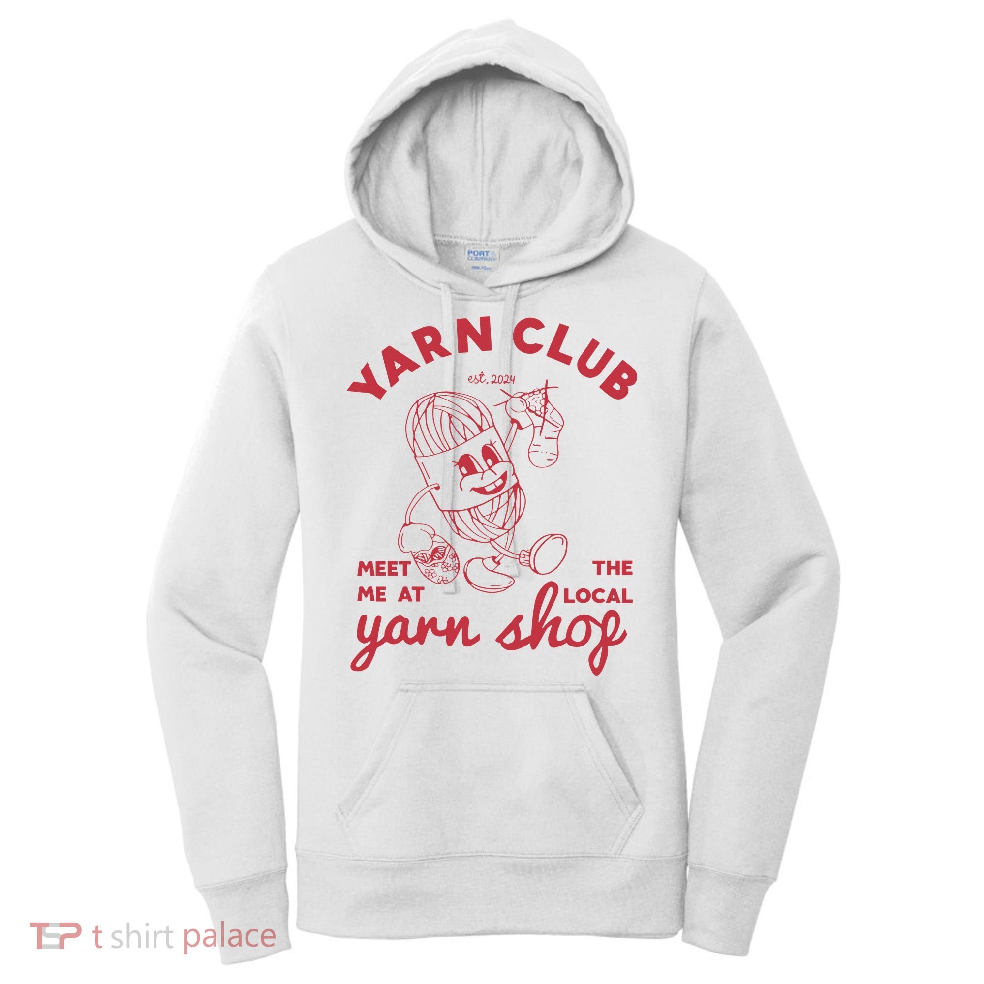 Yarn Club Meet Me At The Local Yarn Women's Hoodie