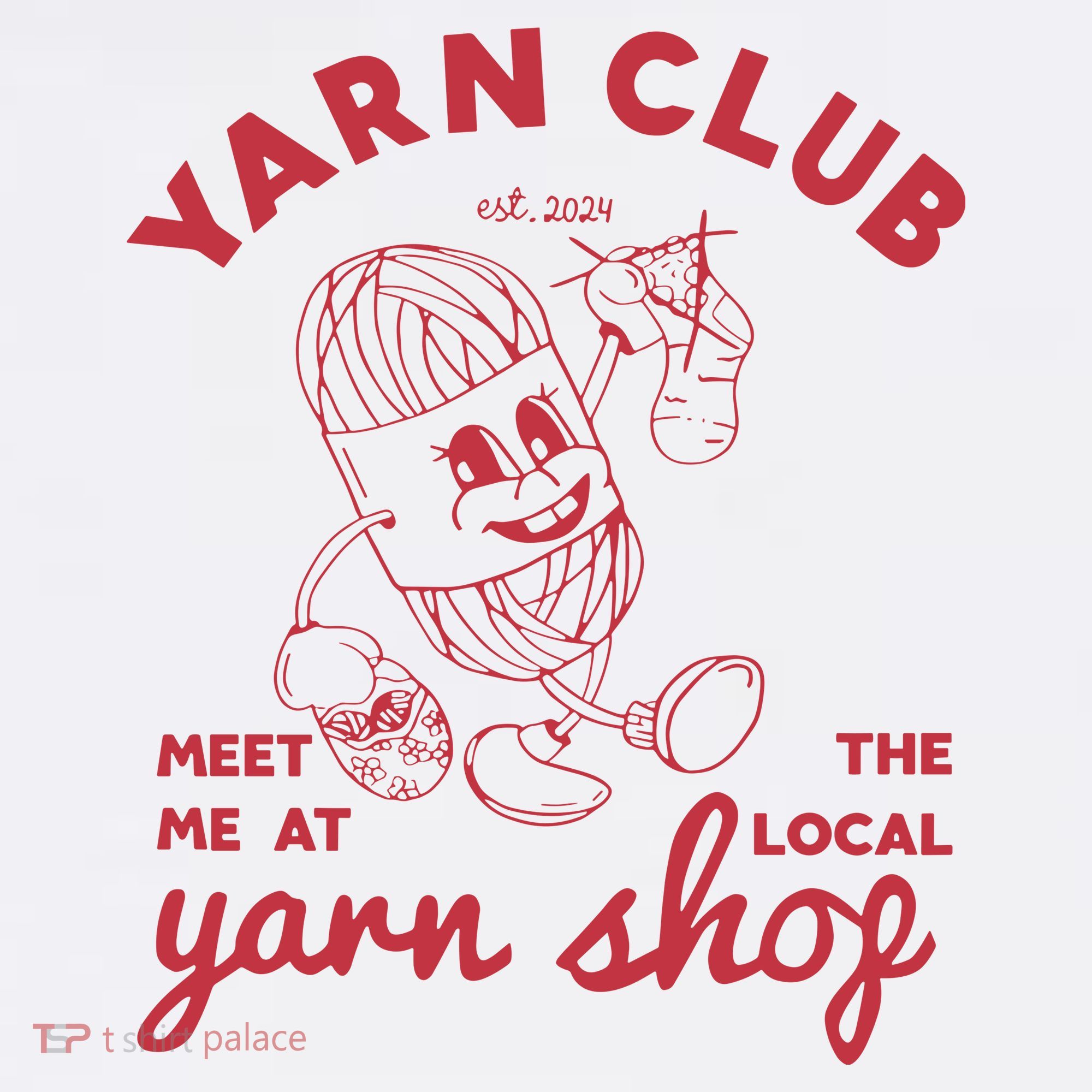 Yarn Club Meet Me At The Local Yarn Mousepad