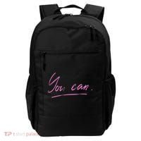 You Can Motivational Quote Backpack thumb 0
