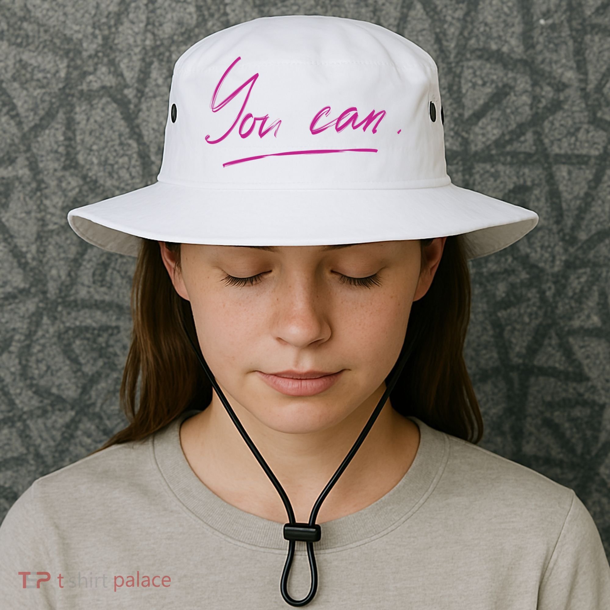 You Can Motivational Quote Bucket Hat