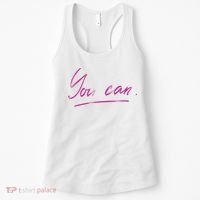 You Can Motivational Quote Women's Tank Top thumb 0