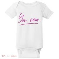 You Can Motivational Quote Baby Bodysuit thumb 0