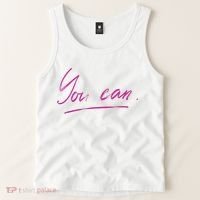 You Can Motivational Quote Tank Top thumb 2
