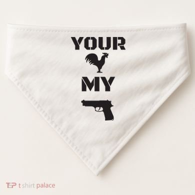 Your Cock My G.L.O.C.K USA-Made Doggie Bandana