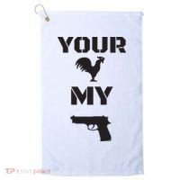 Your Cock My G.L.O.C.K Golf Towel thumb 0