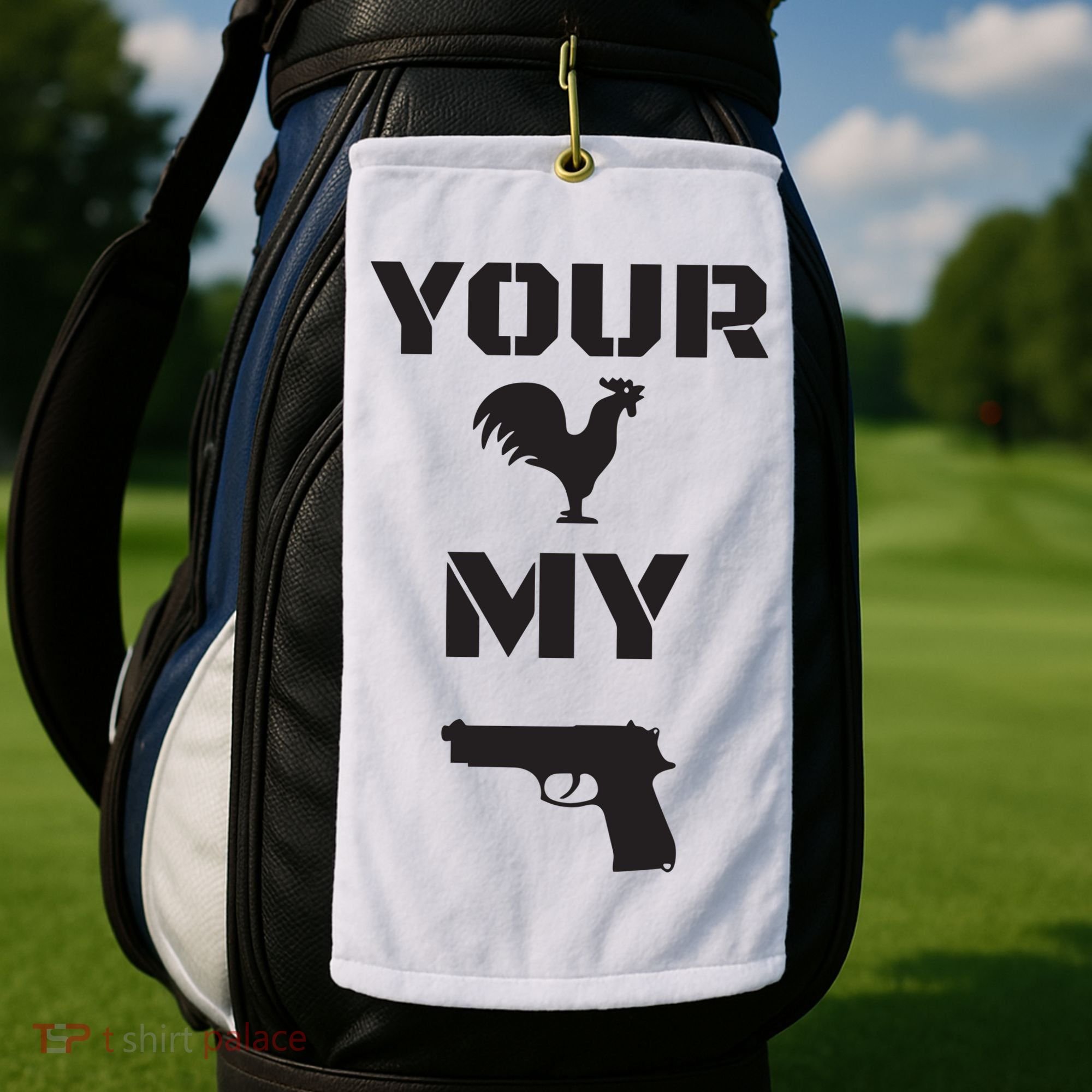 Your Cock My G.L.O.C.K Golf Towel