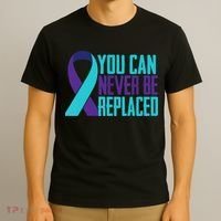 You Can Never Be Replaced Suicide Awareness T-Shirt thumb 3