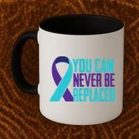You Can Never Be Replaced Suicide Awareness Coffee Mug thumb 2