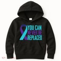You Can Never Be Replaced Suicide Awareness Kids Hoodie thumb 0