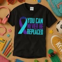 You Can Never Be Replaced Suicide Awareness Kids T-Shirt thumb 3