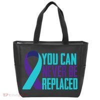 You Can Never Be Replaced Suicide Awareness Tote Bag thumb 0
