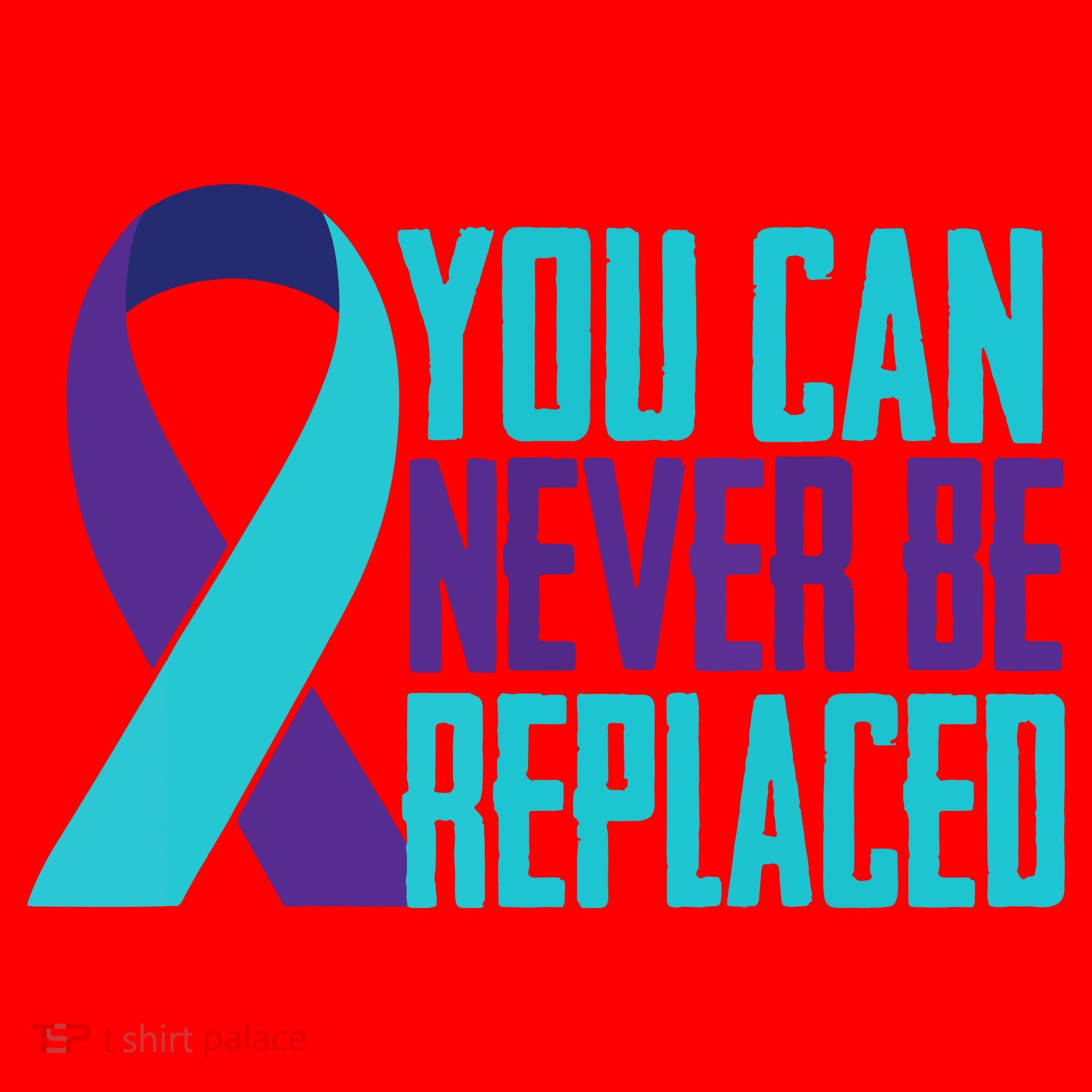You Can Never Be Replaced Suicide Awareness Santa Hat