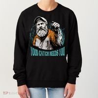 Your Catch Needs You Fishing Women's Sweatshirt thumb 0