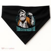 Your Catch Needs You Fishing USA-Made Doggie Bandana thumb 0