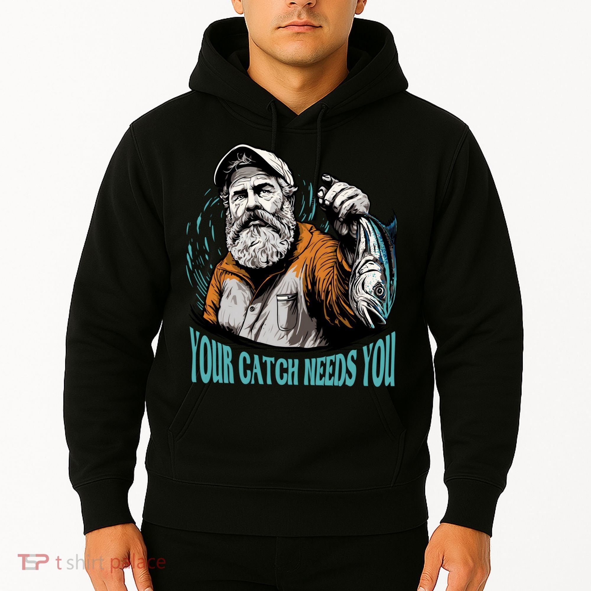 Your Catch Needs You Fishing Hoodie