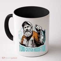 Your Catch Needs You Fishing Coffee Mug thumb 0