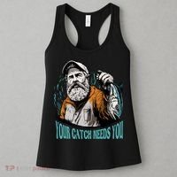Your Catch Needs You Fishing Women's Tank Top thumb 3