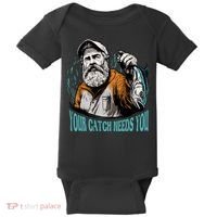 Your Catch Needs You Fishing Baby Bodysuit thumb 0