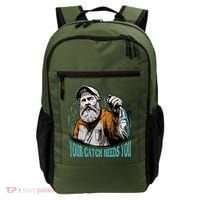 Your Catch Needs You Fishing Backpack thumb 0
