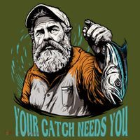 Your Catch Needs You Fishing Mousepad thumb 1