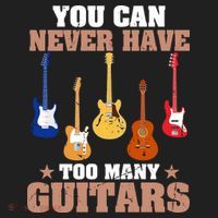 You Can Never Have Too Many Guitars Shirt Guitar Lover Beanie thumb 2