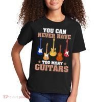 You Can Never Have Too Many Guitars Shirt Guitar Lover Kids T-Shirt thumb 2