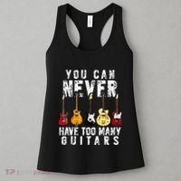 You Can Never Have Too Many Guitars Music Funny Gifts Women's Tank Top thumb 3