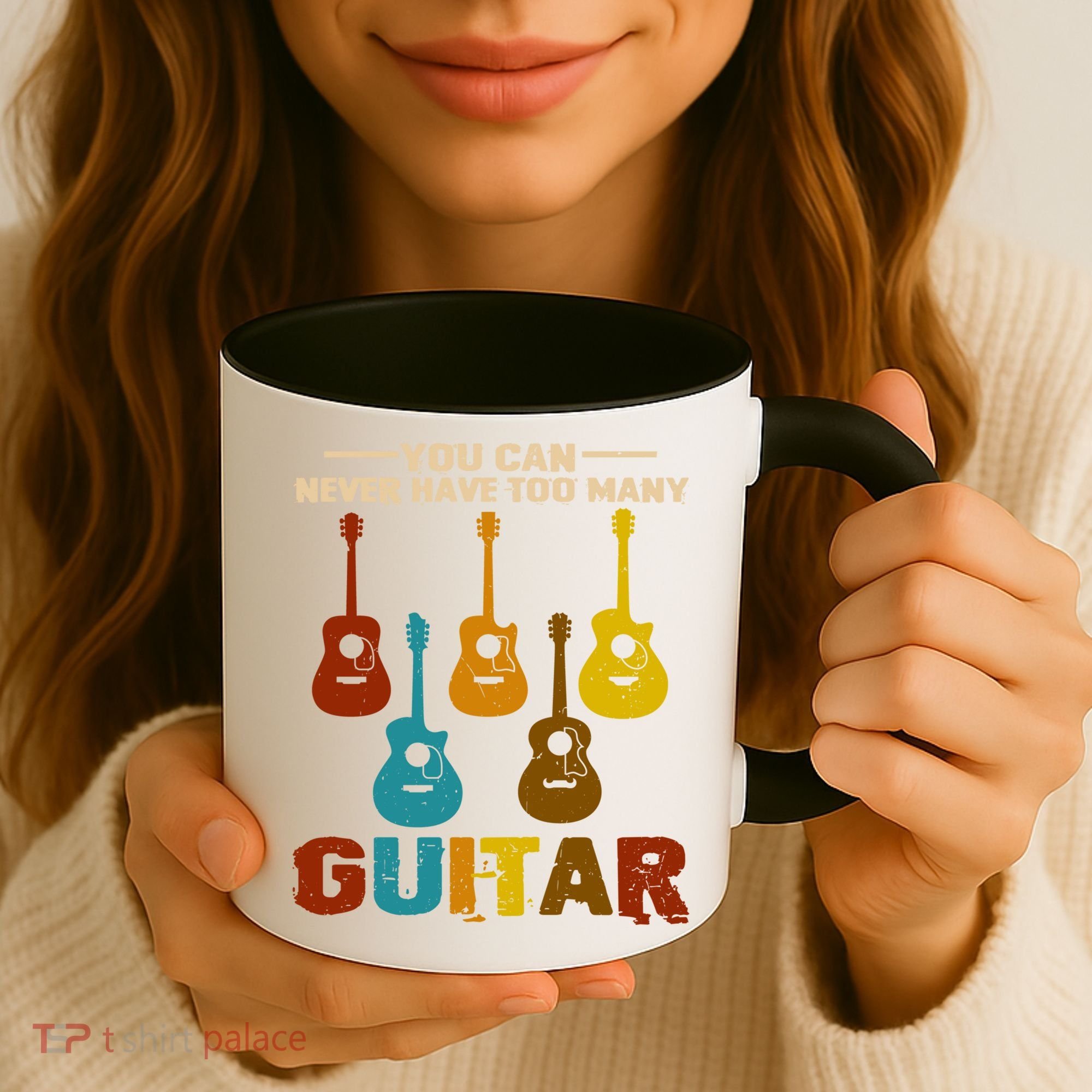 You Can Never Have Too Many Guitars Cool Gift Coffee Mug