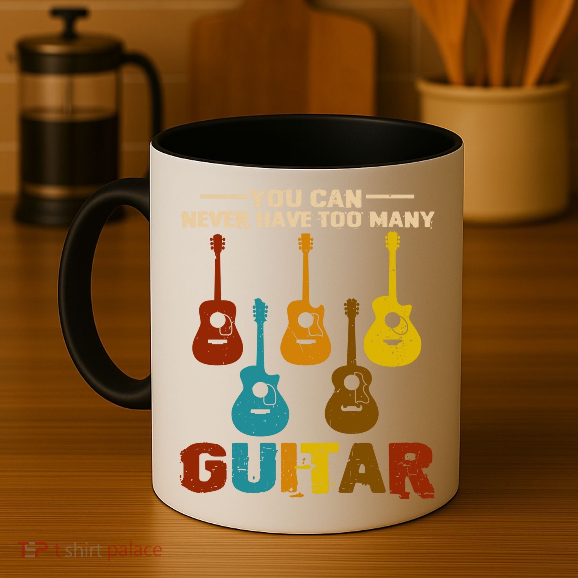 You Can Never Have Too Many Guitars Cool Gift Coffee Mug