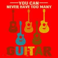 You Can Never Have Too Many Guitars Cool Gift Santa Hat thumb 1