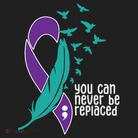 You Can Never Be Replaced Suicide Awareness Women's Sweatshirt thumb 2