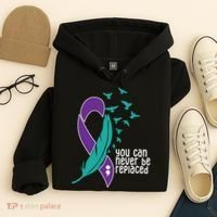 You Can Never Be Replaced Suicide Awareness Hoodie thumb 4
