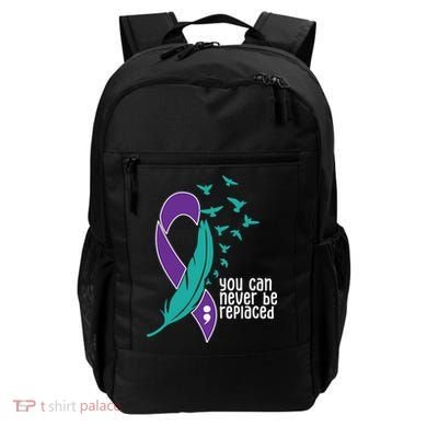 You Can Never Be Replaced Suicide Awareness Backpack