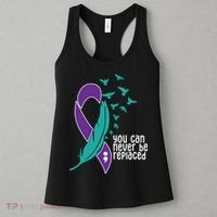You Can Never Be Replaced Suicide Awareness Women's Tank Top thumb 3