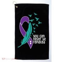 You Can Never Be Replaced Suicide Awareness Golf Towel thumb 0
