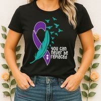 You Can Never Be Replaced Suicide Awareness Women's T-Shirt thumb 2