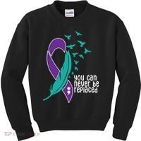 You Can Never Be Replaced Suicide Awareness Kids Sweatshirt thumb 0