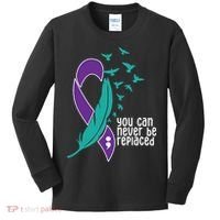 You Can Never Be Replaced Suicide Awareness Kids Long Sleeve Shirt thumb 0