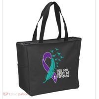 You Can Never Be Replaced Suicide Awareness Tote Bag thumb 2