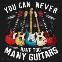 You Can Never Have Too Many Guitars Music Guitar Women's Hoodie thumb 2