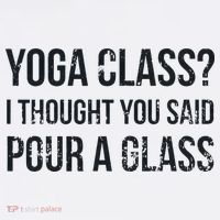 Yoga Class Pour A Glass Funny Wine & Yoga Sayings Visor thumb 3