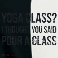 Yoga Class Pour A Glass Funny Wine & Yoga Sayings Toddler Fine Jersey T-Shirt thumb 2
