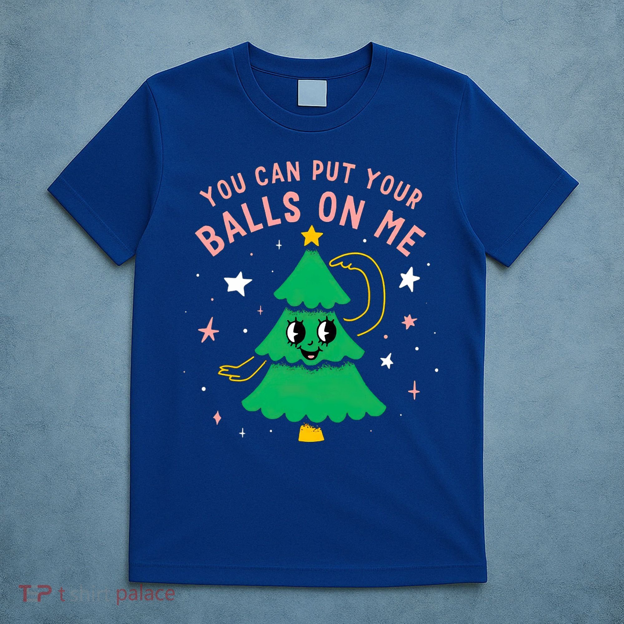 You Can Put Your Balls On Me Christmas Tree T-Shirt