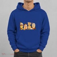 Yorkie Coffee Pumpkin Spice Dog Lovers Fall Thanksgiving Great Gift Hoodie thumb 0