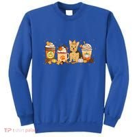 Yorkie Coffee Pumpkin Spice Dog Lovers Fall Thanksgiving Great Gift Sweatshirt thumb 0