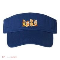 Yorkie Coffee Pumpkin Spice Dog Lovers Fall Thanksgiving Great Gift Visor thumb 0