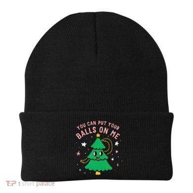 You Can Put Your Balls On Me Christmas Tree Beanie