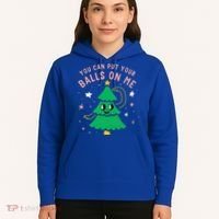You Can Put Your Balls On Me Christmas Tree Hoodie thumb 5