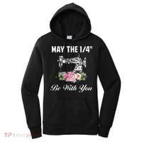 Yarn Craft Quilting Quote May The 14 Be With You Sewing Women's Hoodie thumb 0