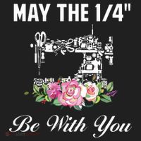 Yarn Craft Quilting Quote May The 14 Be With You Sewing Crop Fleece Hoodie thumb 2